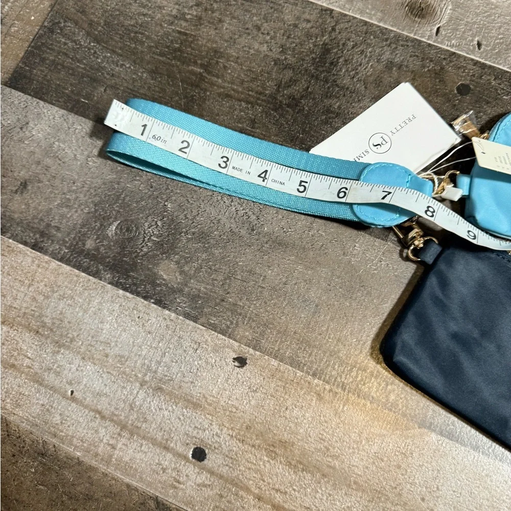 NWT‎ Anthropologie Wristlet and Clutch Set in Blues